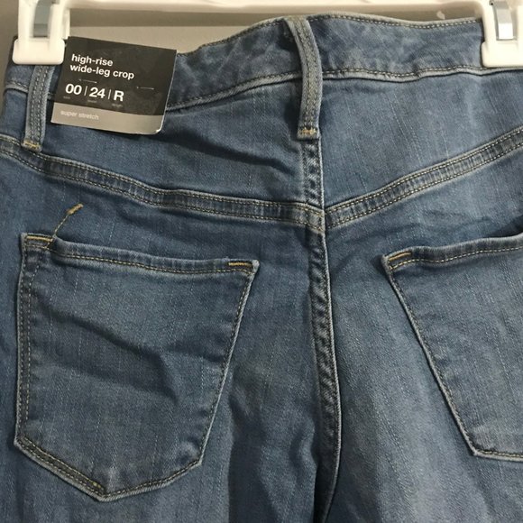 Mossimo high rise wide leg crop jeans - Picture 6 of 6